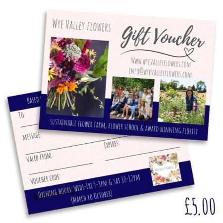 Wye Valley Flowers £5.00 Gift Voucher
